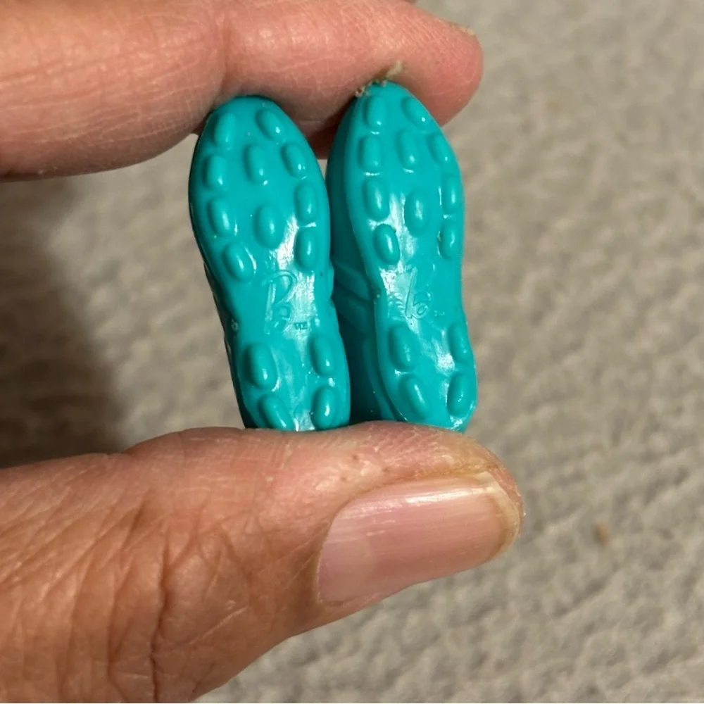 Barbie Doll Turquoise Sneakers